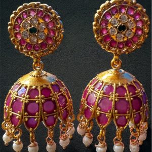 The Aarna Silver Kemp Jhumka