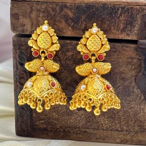The Roshni Silver Jhumki