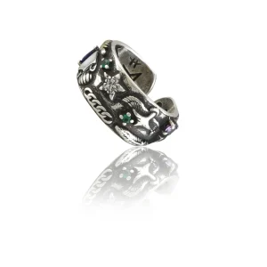Generic Stainless Steel Imported High-Quality Office Wear Freesize Ring (Silver Plated)