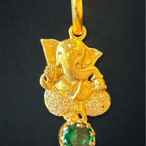 The Ekadanta Silver Ganesha Pendant