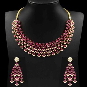 Stone Necklace with Stud PMSNSTWR-0041, PMSHST11WR-053