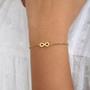 Gold Infinity 18K Gold Plated Children's Bracelet
